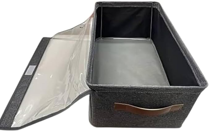26L Storage bag with Lid CANVAS BAG || Foldable Clothes Storage