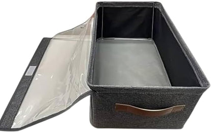 26L Storage bag with Lid CANVAS BAG || Foldable Clothes Storage