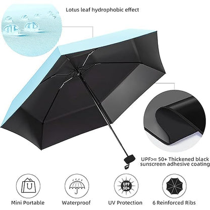 Mini Umbrella with square case ☂️ + 3 pcs Mug and Water Bottle
