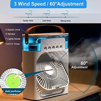 Portable Mini Cooler  +Bladeless Neck Cooler + umbrella | with 6 month guaranty |360/- off on pre-paid